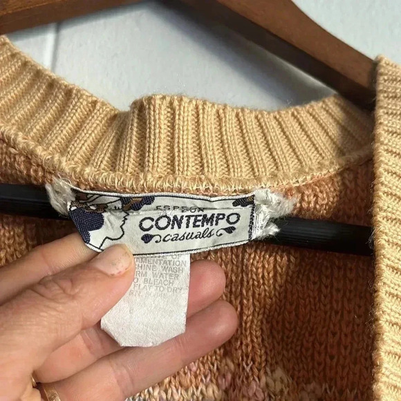 90s vintage sweater vest size medium - Picture 5 of 8